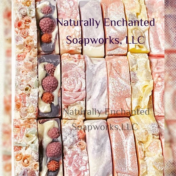 Handcrafted artisan soaps bundle of 8 soap bars, Shea butter Bath Body Soaps - Picture 10 of 10